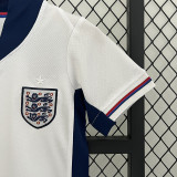 2024 England Home  Kids Soccer Jersey