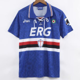 1994/1995 Sampdoria Home Retro Soccer Jersey