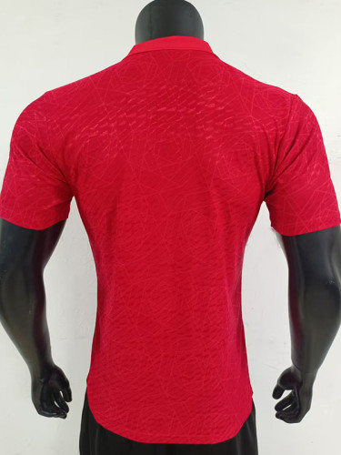 2025  Man Utd Red  Player Version  Polo Shirt