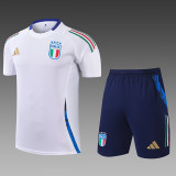 24/25  Italy White Training Short Suit