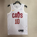 22/23 Cleveland Cavaliers CARLAND #10 White Top Quality Hot Pressing NBA Jersey
