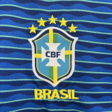 2024 Brazil Away Kids Soccer Jersey