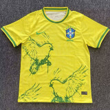 25/26 Brazil Yellow Heping Pigeon Edition  Fans Soccer Jersey