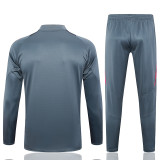 24/25  Germany Dark Grey Half Pull Tracksuit  (半拉链、B842)
