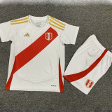 2024 Peru Home Kids Soccer Jersey