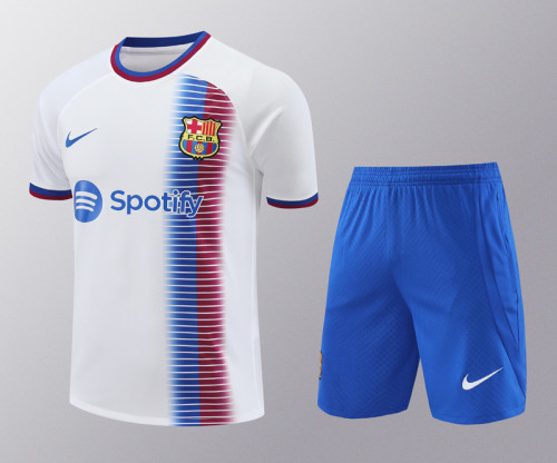 24/25 BAR White Training Short Suit