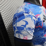 24/25 Japan Whit & Blue Comic  Player Version Soccer Jersey