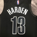 22/23 NETS HARDEN #13 Black Top Quality Hot Pressing NBA Jersey (Trapeze Edition)