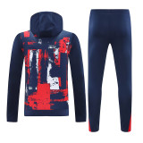 24/25 PSG Sapphire Blue Inkjet Hooded  Tracksuit
