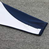 24/25 RMA White Player Version Half Pull Tracksuit  (球员版白、半拉链)