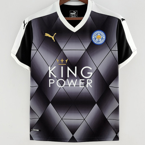 2015/2016 Leicester City Black Retro Soccer Jersey