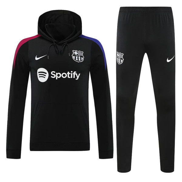 24/25 BAR Black Hooded Tracksuit(白色胸花)