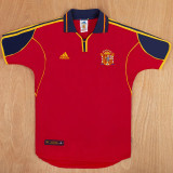 2000 Spain Home Retro Soccer Jersey(No number不带号）