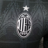 24/25 ACM Black  Co Branded version Player Version Soccer Jersey