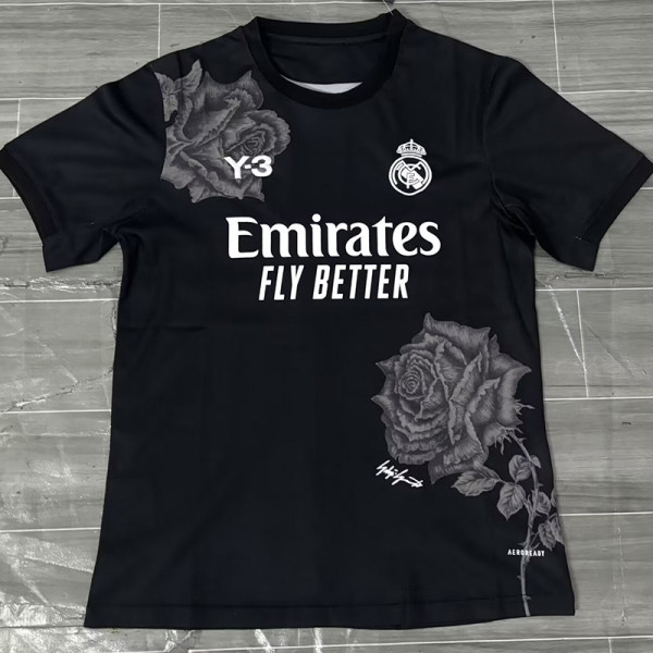 23/24 RMA Black (Y-3) Special Edition Fans Soccer Jersey