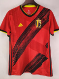 2020 Belgium Home Red  Retro Soccer Jersey