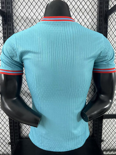 25 /26 BAR Sky Blue  Special Edition  Player Version Soccer Jersey(大胸红花）
