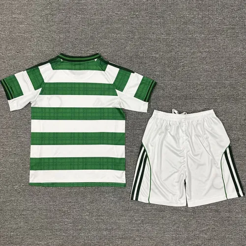 25/26  Celtic Home Kids Soccer Jersey