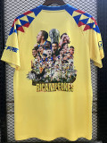 2024 Club America Champion Yellow T-shirt  （胸前C A字）