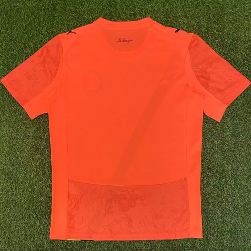 25/26 Man City Goalkeeper Orange  Fans Soccer Jersey