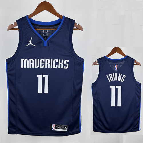 20/21 Dallas Mavericks LRVING #11 Royal Blue Top Quality Hot Pressing NBA Jersey(Trapeze Edition)飞人版