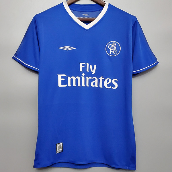 2003/2005 CHE Blue Retro Soccer Jersey
