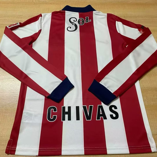 1996/1997 Chivas Home Long Sleeve Retro Soccer Jersey(长袖)