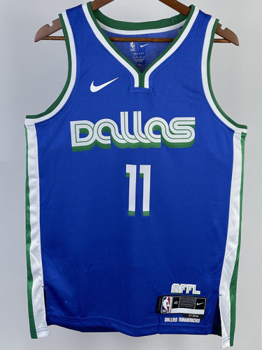 22/23 Dallas Mavericks IRVING #11 Blue City Edition Top Quality Hot Pressing NBA Jersey
