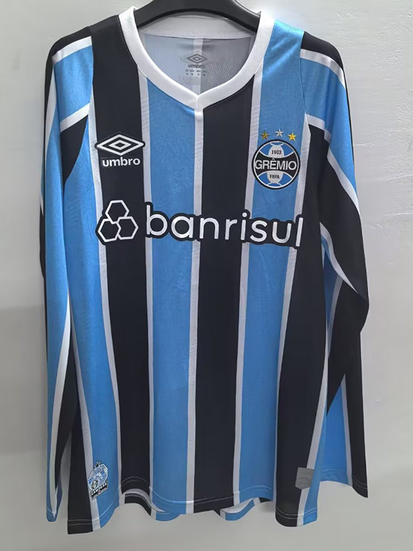 24/25 Gremio Home Long Sleeve Soccer Jersey