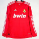 2011/2012 RMA Away Red Long Sleeve Retro Soccer Jersey (长袖)