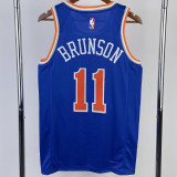 22/23 KNICKS BRUNSION #11 Blue Top Quality Hot Pressing NBA Jersey