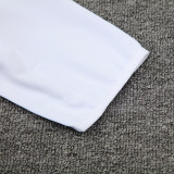 24/25  Italy  White  Half Pull Tracksuit (半拉链)、(蓝肩）