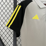 24/25 Flamengo Grey Polo Training shirts（翻领）