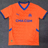 24/25 Marseille Third  Fans Soccer Jersey(Print all Sponsor\全广告)