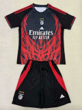 25/26  Benfica  Concept Edition Black Kids Soccer Jersey