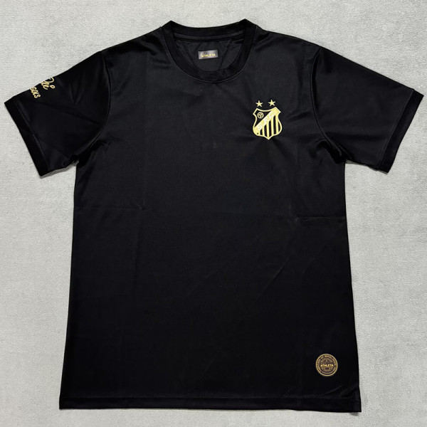 25/26 Santos FC Commemorative Edition Black T-shirt