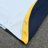 24/25 RMA Light Blue  Player Version Half Pull Tracksuit  (球员版浅蓝、半拉链)