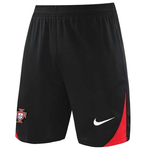 24/25 Portugal Black Training Shorts Pants