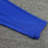 24/25 BAR Blue Inkjet  Player version Half Pull Tracksuit  (球员版、半拉链)
