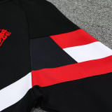 25/26 Man Utd Black Jacket Tracksuit