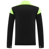 24/25 JO Black&Green Half Zipper Sportswear # 810黑绿色(半拉链)