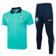 24/25 Brazil Lake Blue Polo Collar Pants Set(C1107)