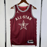 23/24 ALL-STAR BOOKE #1 Red Top Quality Hot Pressing NBA Jersey