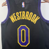 23/24 LAKERS WESTBROOK #0 Black City Edition Top Quality Hot Pressing NBA Jersey