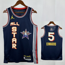 24/25 ALL-STAR EDWARDS #5 Royal Blue Top Quality Hot Pressing NBA Jersey 24/25 ALL-STAR EDWARDS #5 Royal Blue Top Quality Hot Pressing NBA Jersey