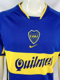 2001 Boca Juniors Home Retro Soccer Jersey