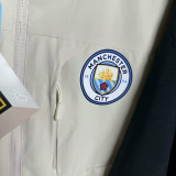 24/25 Man City White  Assault  Hooded Windbreaker (Y15连帽冲锋衣）