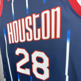 22/23  ROCKETS SENGUN #28 Blue Top Quality Hot Pressing NBA Jersey (City Edition)城市版