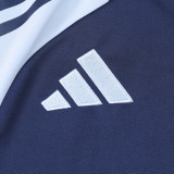 24/25 RMA Royal Blue& Blue sleeves Kids Half Pull Tracksuit (童装、半拉链)