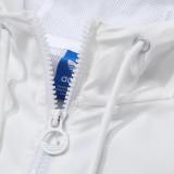 23/24 Man Utd White Windbreaker